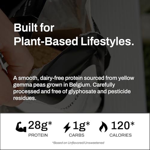 True Nutrition Pea Protein Isolate Powder - 25g Vegan Plant Protein per Serving - Non-GMO, Gluten Free, Dairy Free, Soy Free - French Vanilla - 2 lb - Image 4