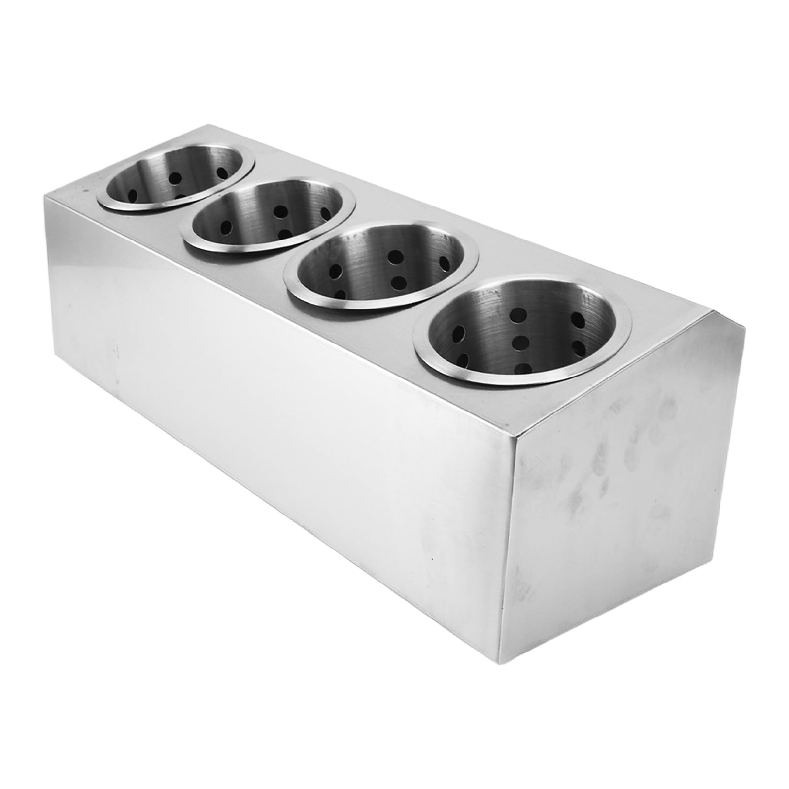 Generic Uchwyt na Przybory Kuchenne ze Stali nierdzewnej. Przestronna konstrukcja. Antypoślizgowy spód. Wielofunkcyjny Organizer do Gotowania w Domu (4 Siatka)