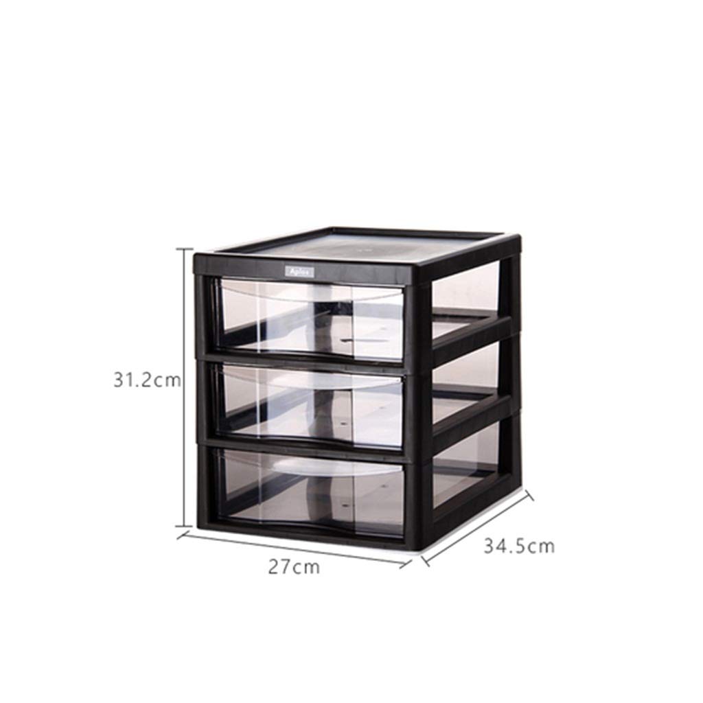 Organizer da scrivania per ufficio, formato A4, con cassetto per cosmetici, 3 strati, edizione speciale