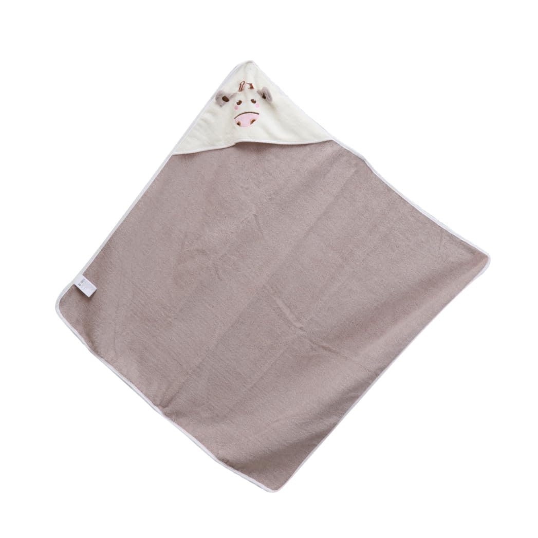 KOMBIUDA Asciugamano Cappuccio per Bebè a Mantello Cartone 90x90 Cm