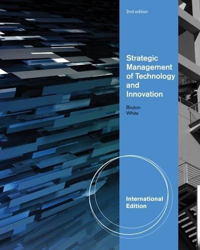 Strategic Management of Technology and Innovation, International ...