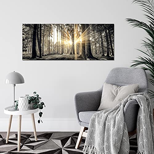 Runa Art Quadri Moderni Foresta paesaggio Tela Non...