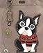 CHALA Handbag Everyday Tote - Boston Terrier Warm Grey