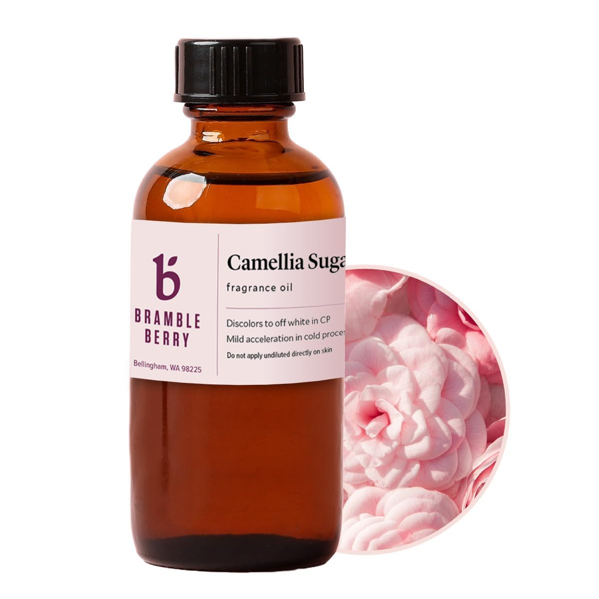 Bramble Berry Camellia Sugar Fragrance Oil | Camellia Sugar Scent for Soap Making, Candle Making, Lotion &amp; Bath Bombs | Skin Safe, Vegan, Paraben &amp; Phthalate Free, DIY Craft Essential
