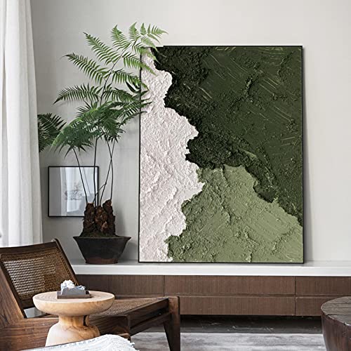 Amazon｜アートパネル森の緑のテクスチャ抽象北欧の緑の絵画インテリア