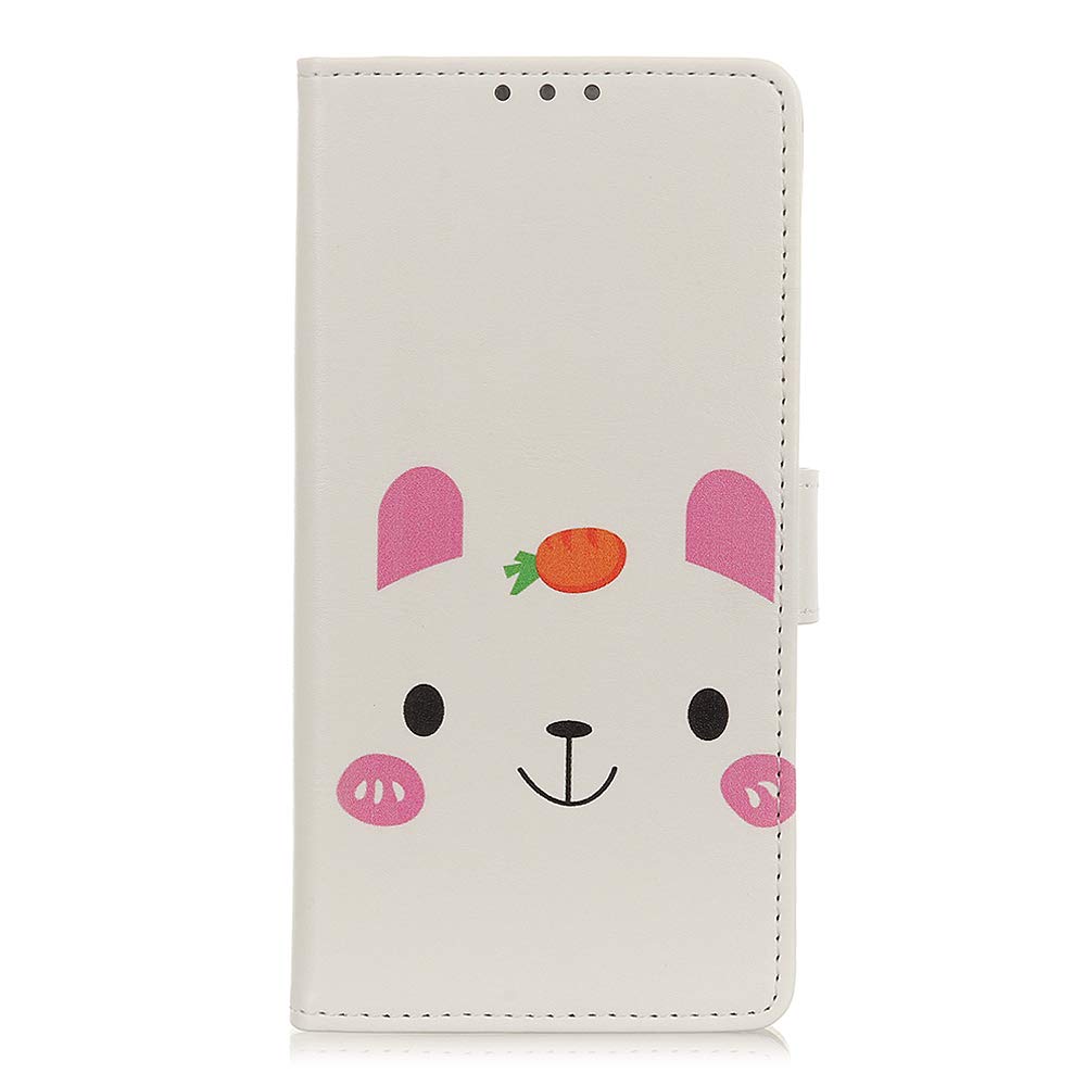 LG Velvet Handyhülle Im Brieftaschen-Stil – Flip Cover Aus PU-Leder Mit 3D-Muster, Inkl. Stylus