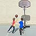Yaheetech Basketball Hoop Outdoor for Adults Portable Basketball Goal Court 9-12ft Height Adjustable with 43 inch Backboard