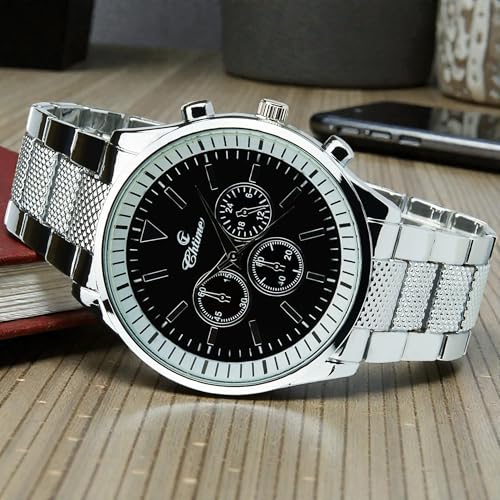 Caja de Regalo Reloj Hombre Negro - Lámpara LED - Billetera -Bolígrafo - imagen 3