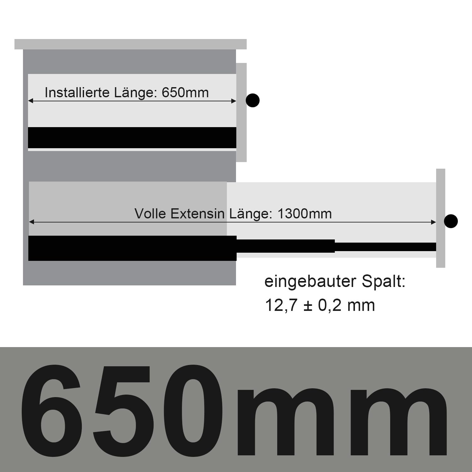 Ikodm 4 Pares 8 Piezas Guías para Cajones 65cm de Extracción Total, Guías Telescópicas con Amortiguación, Rodamiento de Bolas, hasta 45 kg por Par