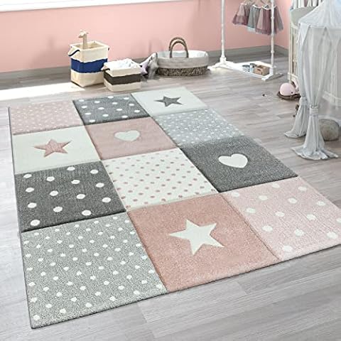 Paco Home Kids Pastel Rug with Clouds Cover