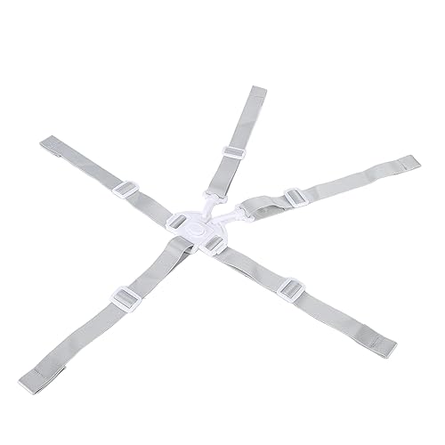 Miniatura 2 de Cinturón de seguridad de 5 puntos para bebé, correas de repuesto universales ajustables para silla de bebé, material resistente y cómodo para
