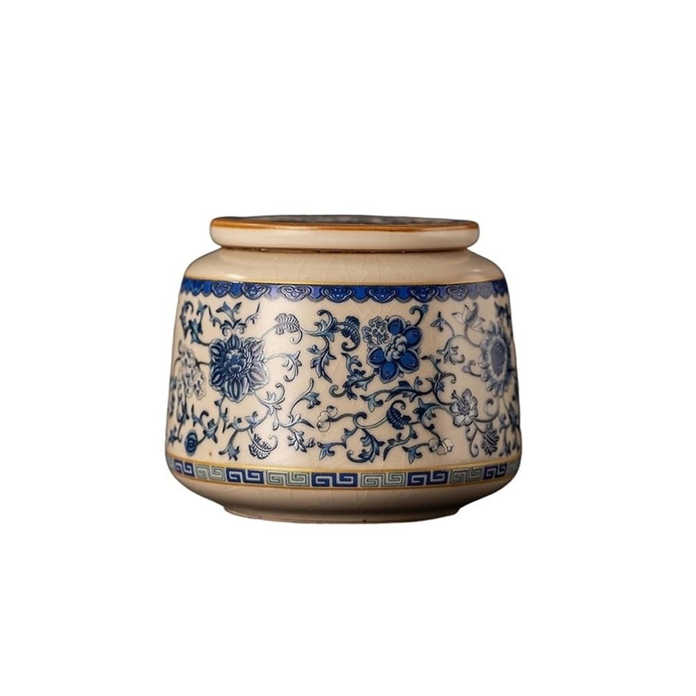 CHENGAIJIAN Tea Canister Ceramic Tea Canister For Kitchen Counter, Pantry, Decorative Jar For Coffee, Tea, Sugar, Candy