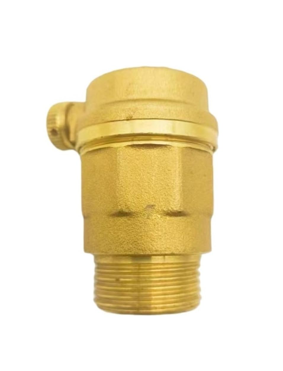 Brass Flat-Port Vent Valve - 1/2inch, 3/4inch, 1inch Vertical Release for Water Heating and Floor Systems(DN20 6points)