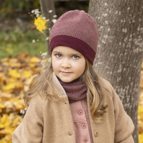 Kids Merino Wool Tube Scarf, One Size Infinity Neck Warmer3