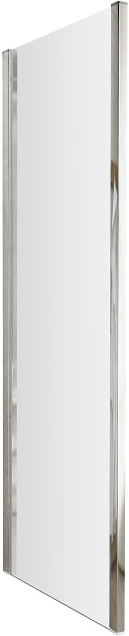Nuie AQFSP80 Pacific ǀ Modern Bathroom 6mm Safety Glass Side Panel Shower Enclosure, 800mm, Polished Chrome