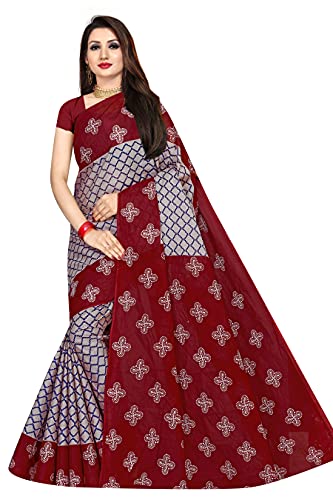 Image of TAMAIRA FASHION Mulmul Pure Cotton Saree For Woman |Office Wear Daily Wear Sarees For Women Without Blouse Piece(Available in 15 Colours)