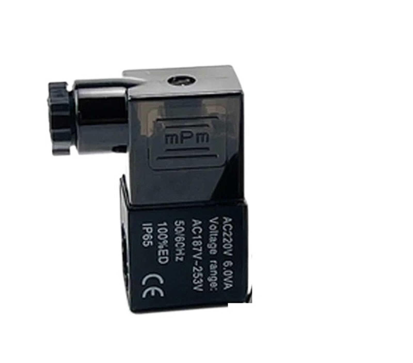 Bobine d'électrovanne pneumatique DC24V noire compatible avec le modèle 4v210-08