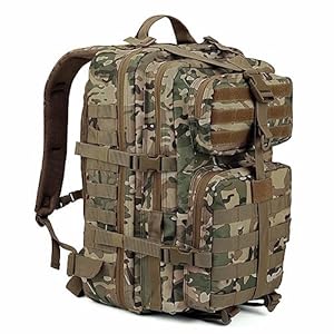 REEBOW GEAR Tactical Backpack for Men Military Tactical Bag Pack Army Molle Survival Bags Backpacks Comouflage