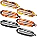6 Pieces 5.5 Inch Banana Hair Clips Banana Hair Combs Fishtail Hair Clip Combs Resin Banana Fish Grips for Women Girl Hair Accessories (Black, Coffee and Brown)