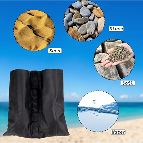 Gewichten voor paviljoen, zandzakken om te vullen, 4 stuks, zandzak verzwaring voor pop-up paviljoen, tenten, parasol… - Image 3