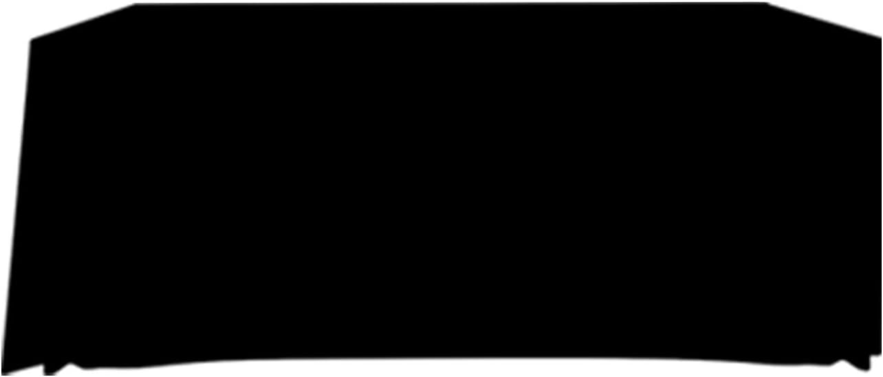 BANNER BUZZ MAKE IT VISIBLE Blank Full Color Table Covers & Throws 3-Sided, 100% Polyester Table Cover Cloth for Tradeshow, Exhibition (Black, 6' X 2.5')