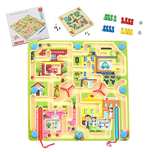 image for LESONG Maze Magnetic Puzzle Toy for Kids, STEM Toy Developmental Activ