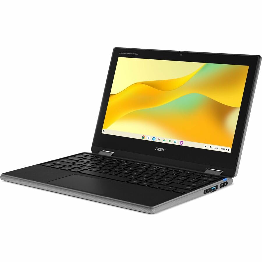 Image of Acer Chromebook Spin 311 R725T R725T-840G 11.6 inch Touchscreen Convertible 2 in 1 Chromebook - HD - 60 Hz - MediaTek MT8-4 GB - 64 GB Flash Memory - English (US) Keyboard - Black