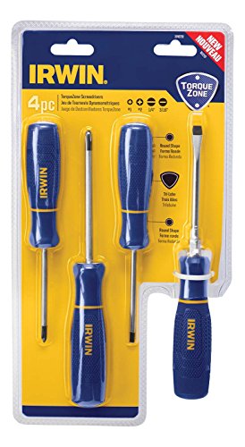 IRWIN Screwdriver Set, 4 Piece (1948799)