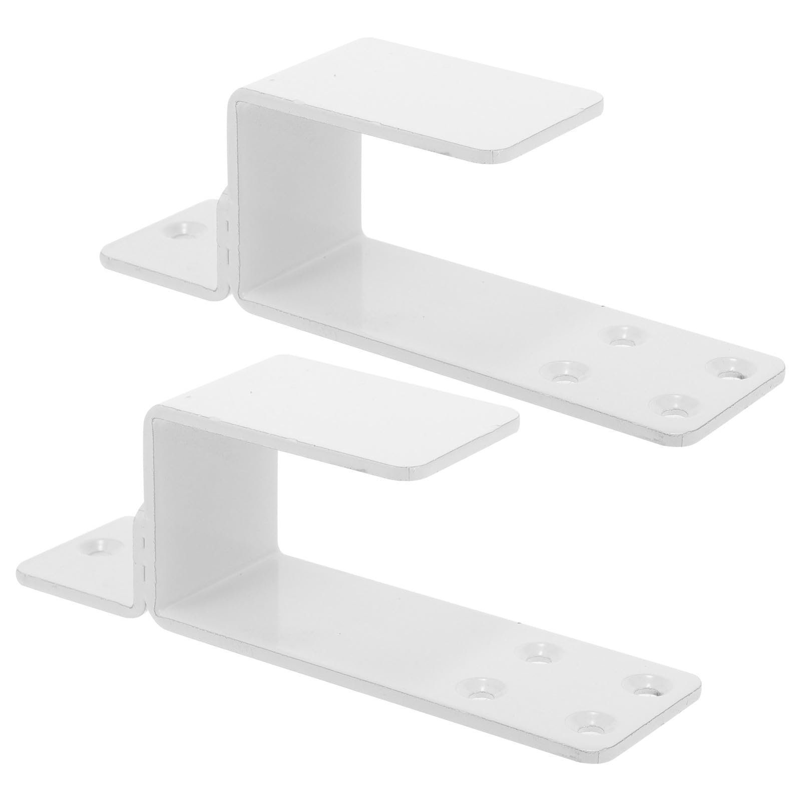 Supports de Barricade en Acier Blanc pour Porte de Sécurité Lot de 2 Pièces, Offrant Stabilité et Sécurité Renforcée pour Portes Commerciales