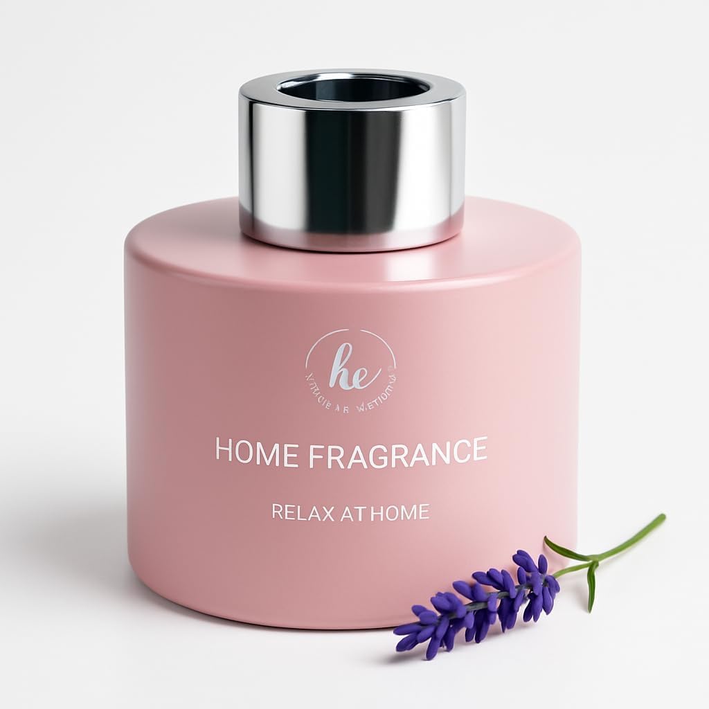 Reed Diffuser Set – 3.38 fl oz (120ml) | Clean Oil Scent Diffuser, Premium Room Décor | Lavender & Pink Fragrance for Home, Holiday, and Hotel Collection. - Image 4