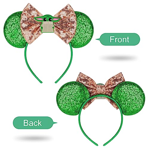 Image of FANYITY Mouse Costume Ears, Mouse Ears Headbands for Girls & Women Party,Size Free
