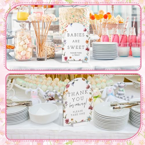 Image of Vercraft 6 Pcs Baby in Bloom Wood Table Decorations