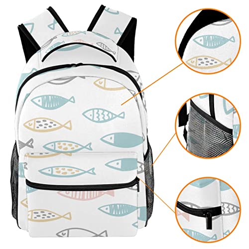 Sac à dos de voyage poisson blanc idéal pour vos weekends - 3