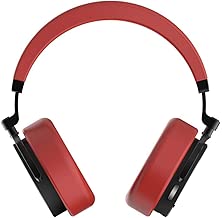 CALISTOUS Head mounted Earphones Cancelling Microphone Red T5 CALISTOUS Head mounted Earphones Cancelling Microphone Red T5