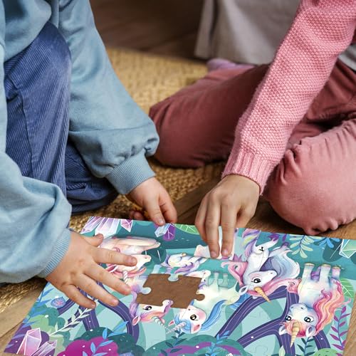 Image of QUOKKA Puzzles for Kids Ages 3-5 - 30 Pieces Puzzles for Toddlers 2-4 - Unicorns Learning Jigsaw Puzzles for Kids 4-6 Years Old - Educational Toys for Boy and Girl