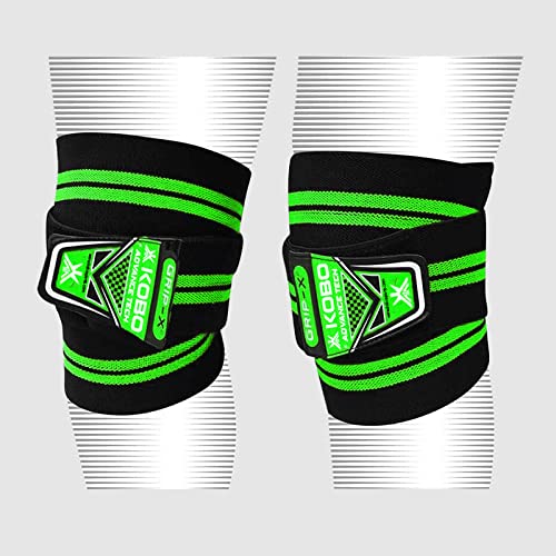 Kobo WTA-10 Power Cotton Gym Support (BLACK-GREEN)