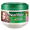 Nutribela Hair Mask for damaged dry hair treatment with Avocado Argan Collagen Coconut oil Keratin Aloe Vera Vitamin E Serum Shea Macadamia Deep Conditioner Curly Frizzy cabello maltratado 17Onz