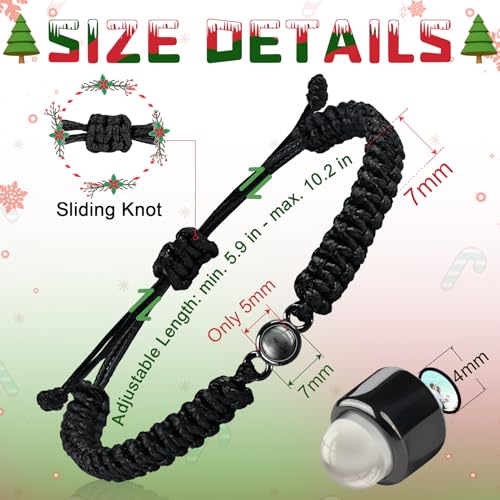 SUPHELPU Custom Bracelets with Picture inside, Customized Projection Bracelets with Photos, Picture Bracelet Personalized Photo, Women's Italian Style Bracelet, Memorial Gifts for Women/Men/Dog/Cat3