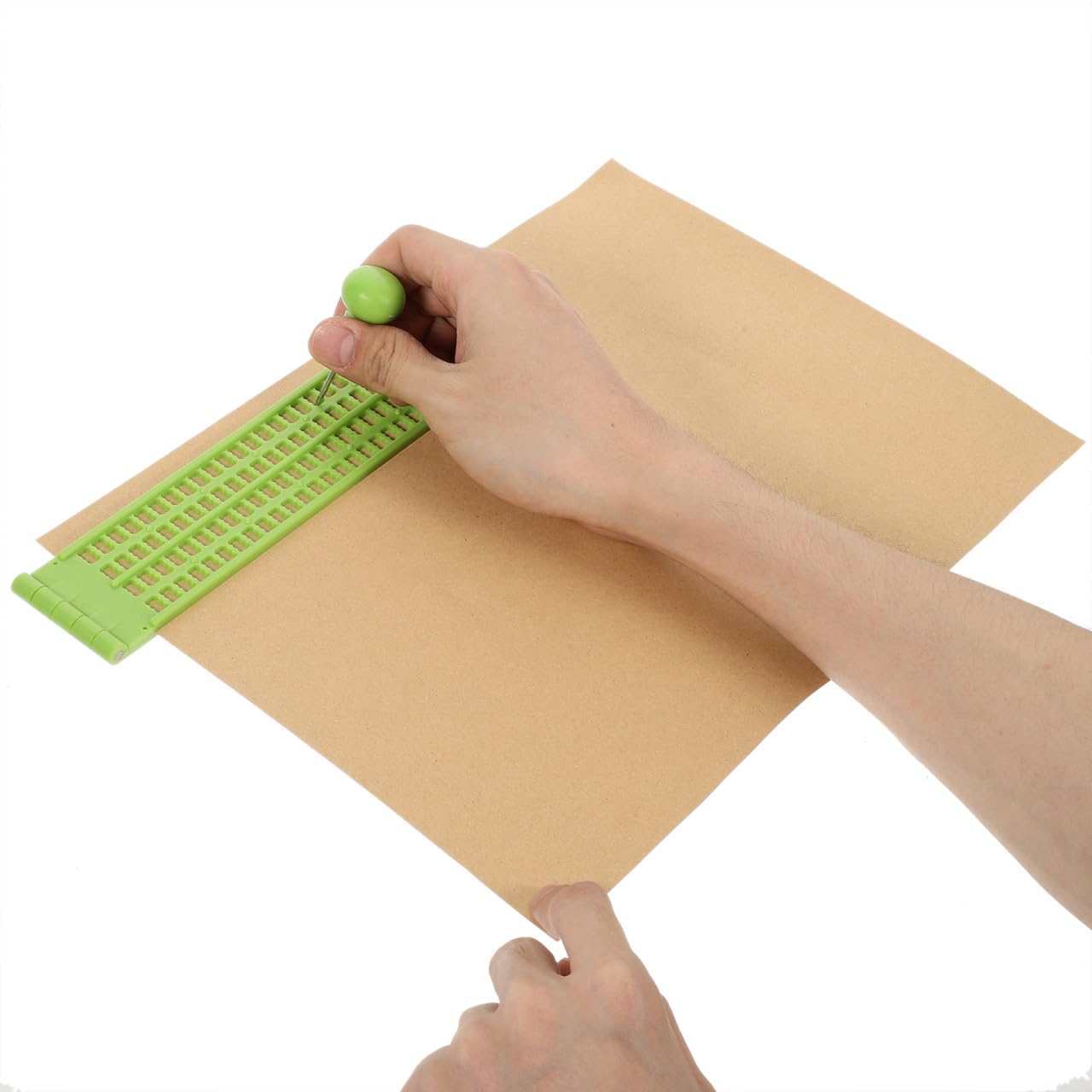 ERINGOGO Braille - Set di scrittura con scrittura cieca, penna e fogli di esercizio, per apprendimento e utilizzo di braille, resistente, leggero e portatile, design pratico per ottimali