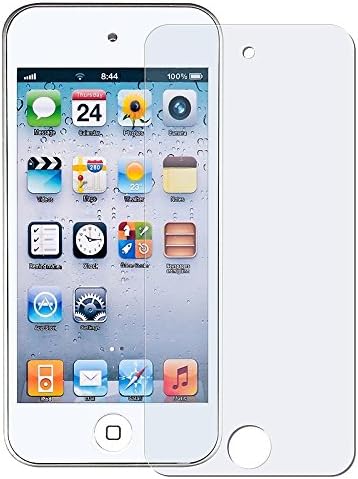 eTECH Collection 5 Pack of Tempered Glass HD Crystal Clear Screen Protectors for Apple iPod Touch 7th, 5th and 6th Generation ATT, T-Mobile, Sprint, Verizon (iPod Touch 7/6 / 5 Gen)