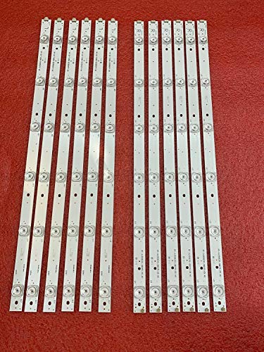 Ersatzteile TV- LED Bar (12) Kompatibel mit Sharp LC-55CFE6241K LC-55CFE6241E LC-55CUF8462ES LC-55CUF8472ES LC-55CUF8472K Ersatzteile TV- LED Bar (12) Kompatibel mit Sharp LC-55CFE6241K LC-55CFE6241E LC-55CUF8462ES LC-55CUF8472ES LC-55CUF8472K