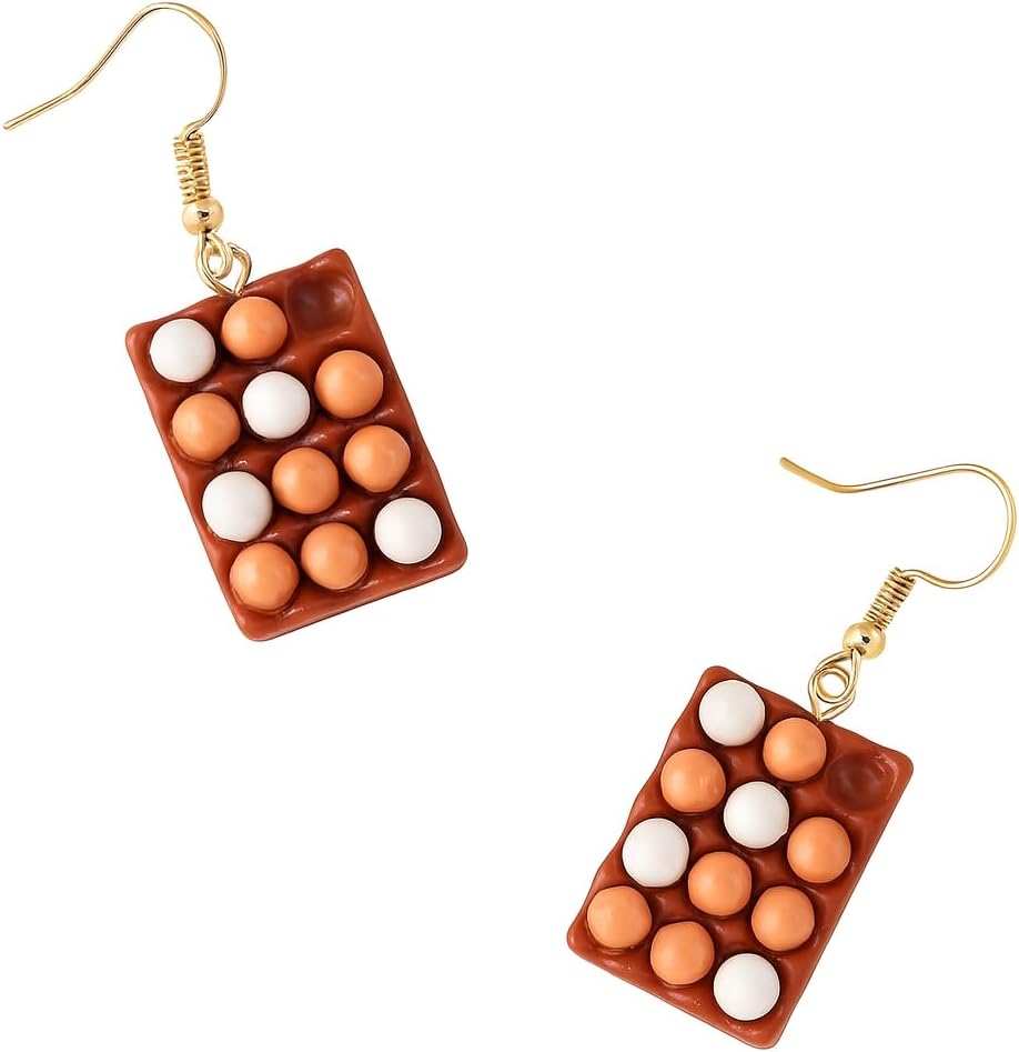 Miniature Food Dangle Earrings, Assorted Desserts and Snacks, Fashion Food Jewelry - Food Earring Gift