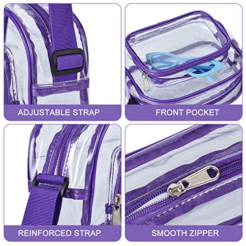 Image of Oraben Clear Bag for Stadium Events Clear Purse Stadium Bag Satchel Handbags for Sports Events Concerts Festivals