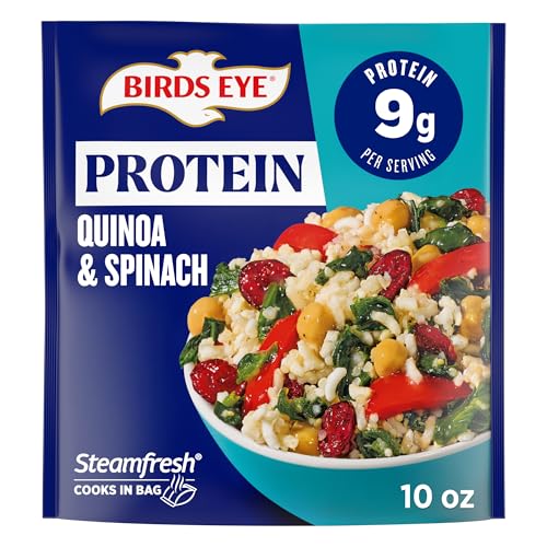 Birds Eye Steamfresh Quinoa and Spinach Power Blend, Frozen Sides,