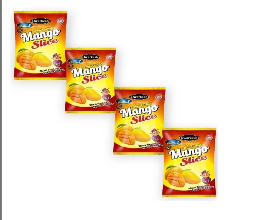 Dwarkesh Shree Shyam Aam Pachak Mango Slice 100 g x 4 pcs-image-15
