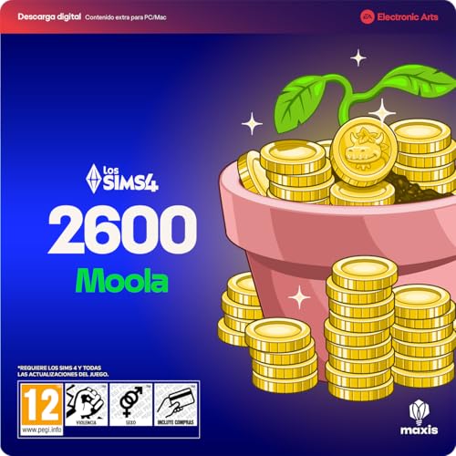 Los Sims 4 - 2600 moola - PCWin | Codigo de descarga inmediato EA App | Videojuegos | Castellano