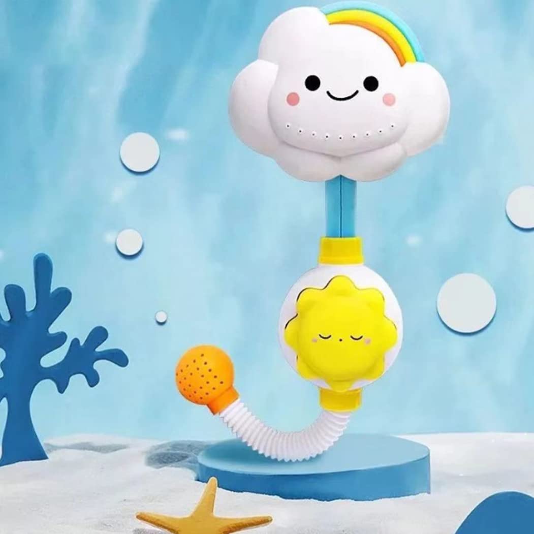 Baby Bath Toy - Cloud Rainbow Water Shower Sprayer, Faucet Squirter for Toddlers Kids — view 9