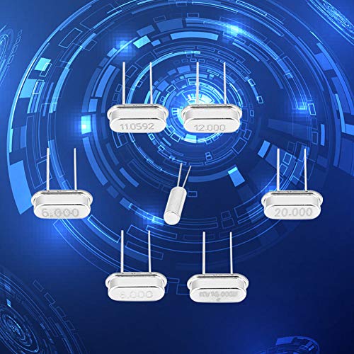 Kit Oscilador de Cristal 35PCS 7 7 Valores, Desempenho Estável e Confiável, Tamanho Pequeno e Estrut