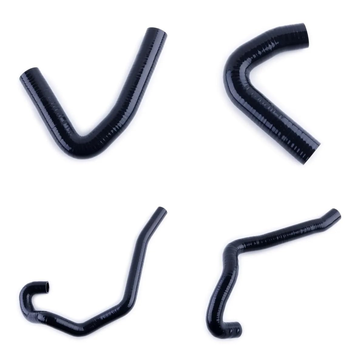 Radiador Manguera Compatible con Peugeot 106 para GT1 16V Kit De Manguera De Refuerzo De Silicona Mangueras De Radiador De Motor De Automóvil Manguera De Radiador De Agua(Black)