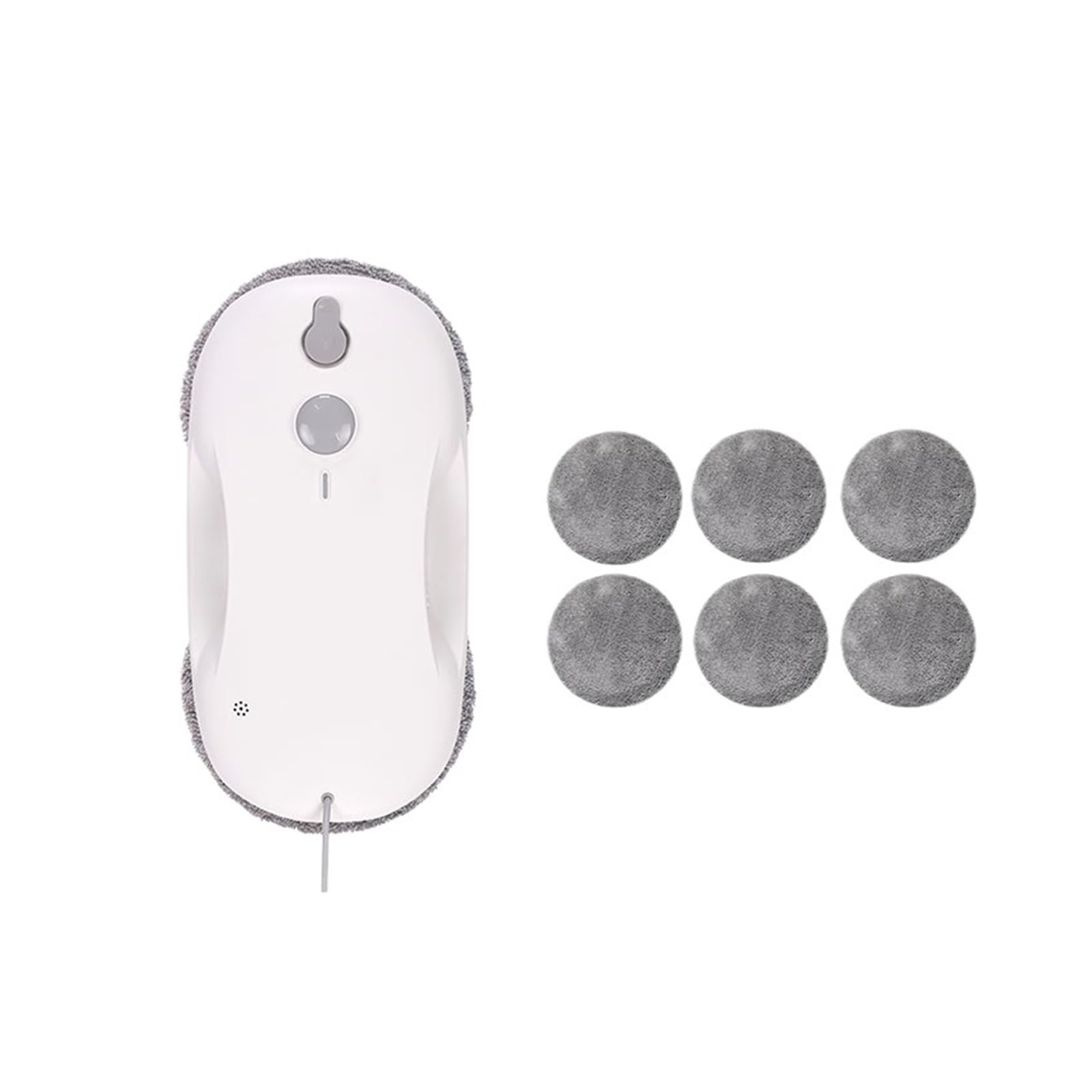 Limpiador De Ventanas Robótico Inteligente Eléctrico CW1 For El Hogar Con Pulverizador, Limpieza Al Vacío Automática, Succión Ciclónica Rápida Y Segura De 3000Pa(CW1-01)